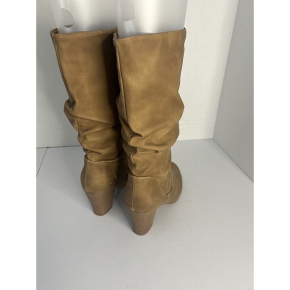 XOXO Women's Strasburg Slouch Boots Tan Size 8M New in Box - Picture 6 of 10